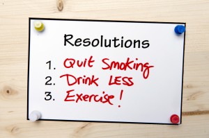 New year Resolutions Note